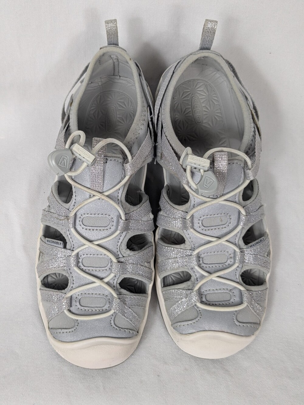 KEEN SILVER MOXIE SANDALS